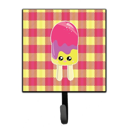 Carolines Treasures Ice Pop Popsicle Face Gingham Leash or Key Holder BB7068SH4